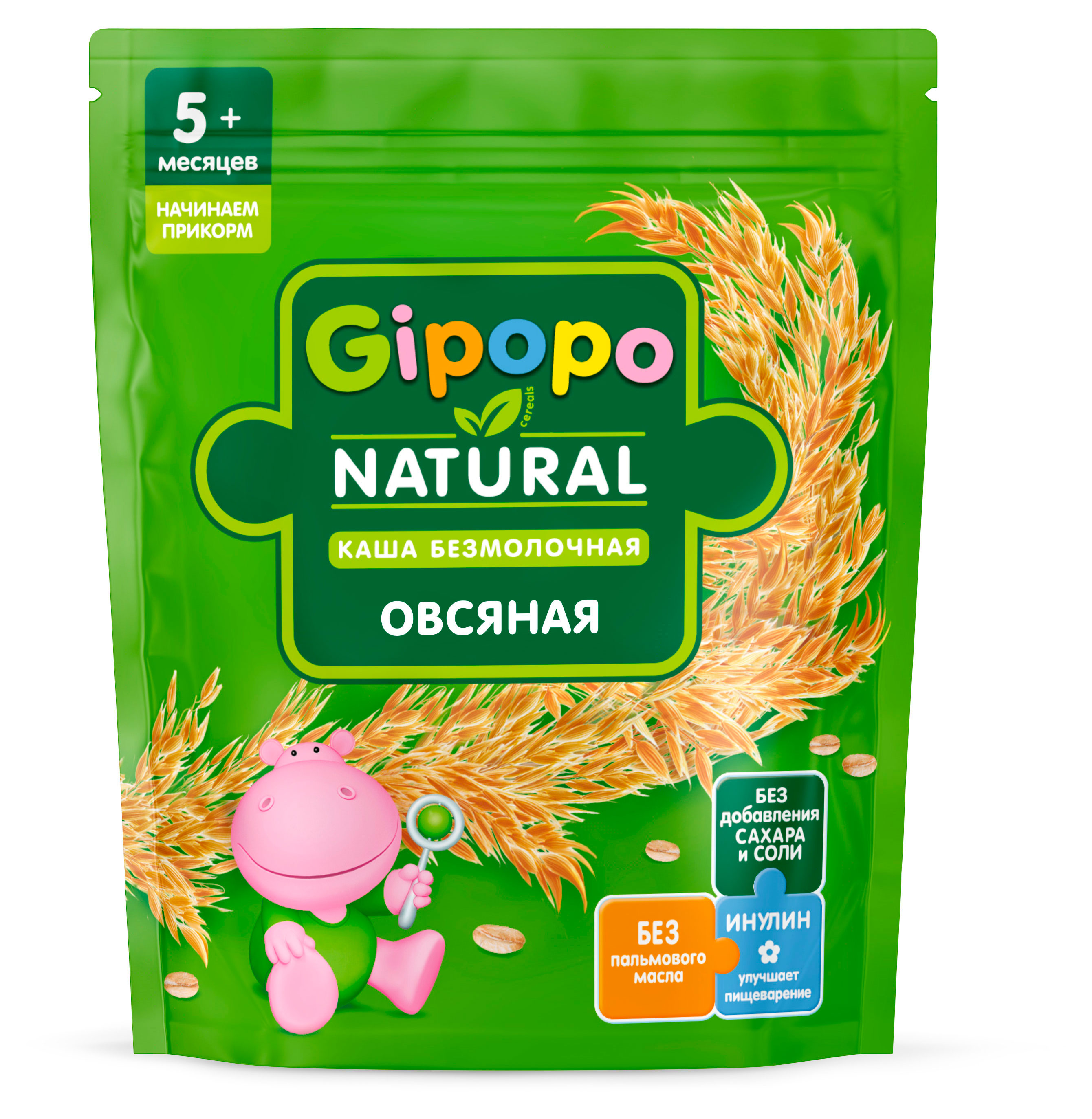 

Каша сухая безмолочная детская Gipopo Овсяная с 5 мес., 180 г