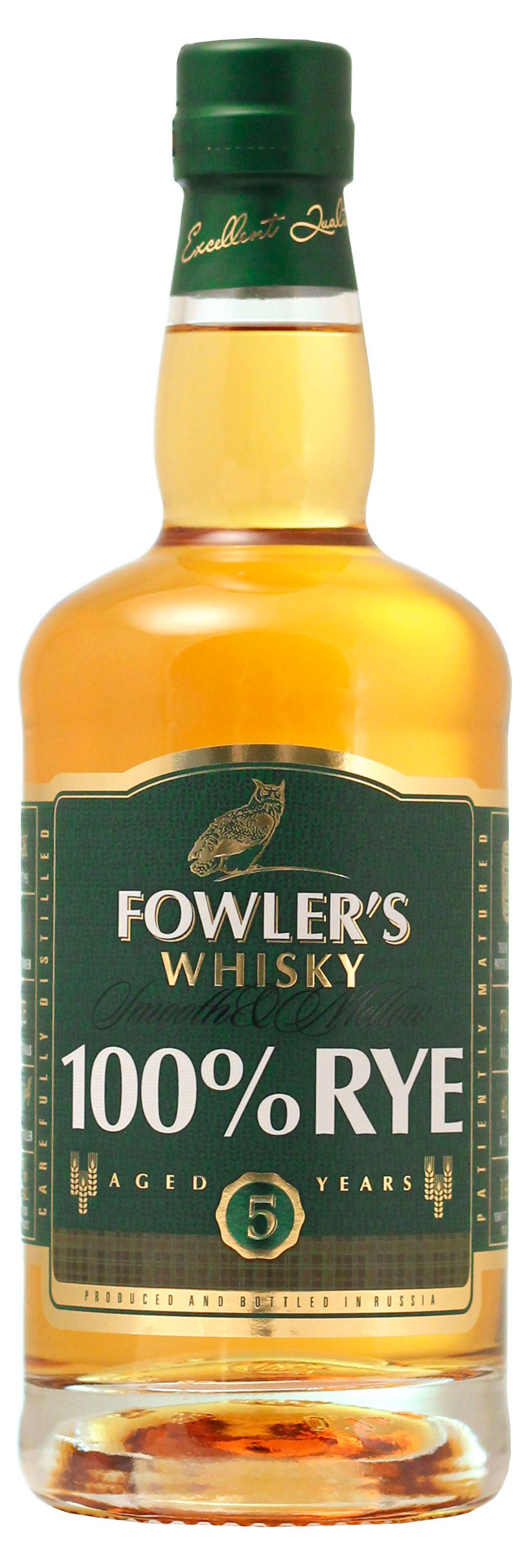

Виски ржаной Fowler's Россия, 0,7 л