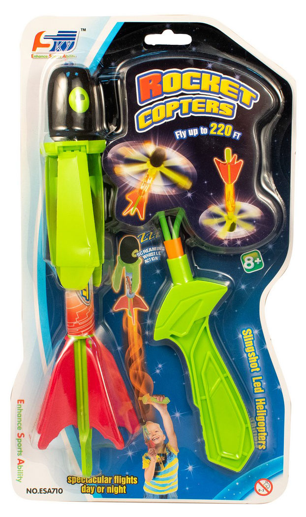 

Игрушка рогатка-ракета MAYA TOYS со световыми эффектами