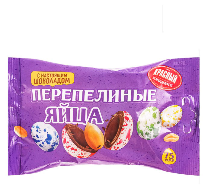 

Драже шоколадные Красный пищевик Перепелиные яйца, 75 г