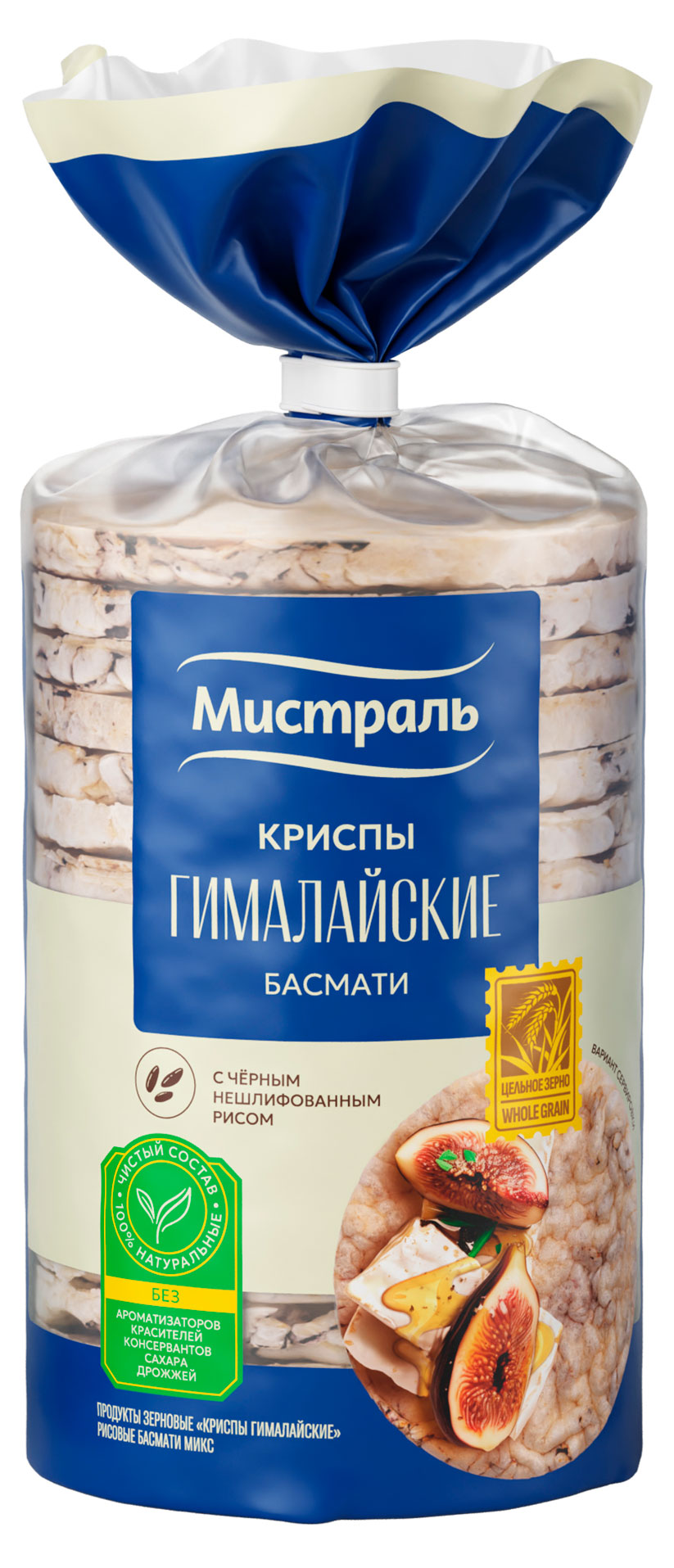 

Продукт зерновой Криспы гималайские рисовые Басмати микс, 120 г