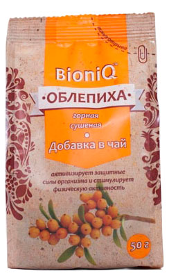 

Чайный напиток BioniQ Облепиха сушеная, 50 г