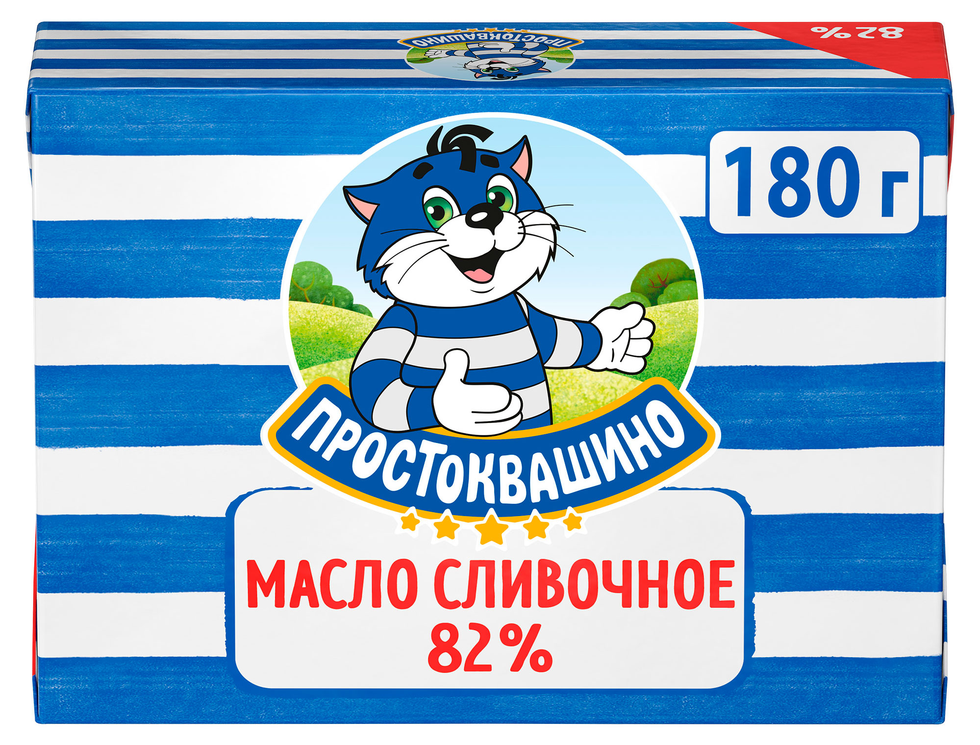 

Масло сливочное Простоквашино 82%, 180 г