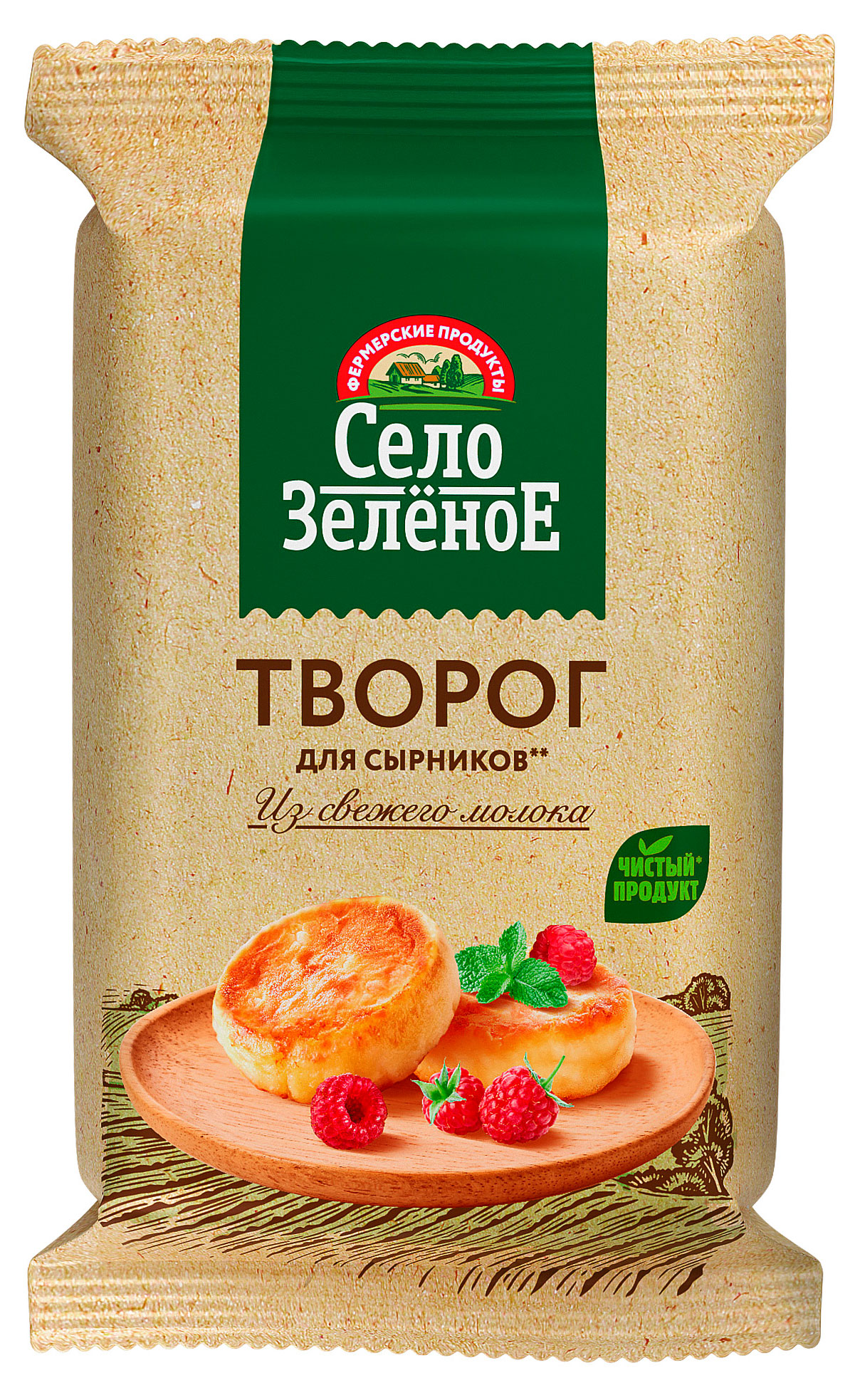 

Творог Село Зеленое для сырников 5% БЗМЖ, 200 г