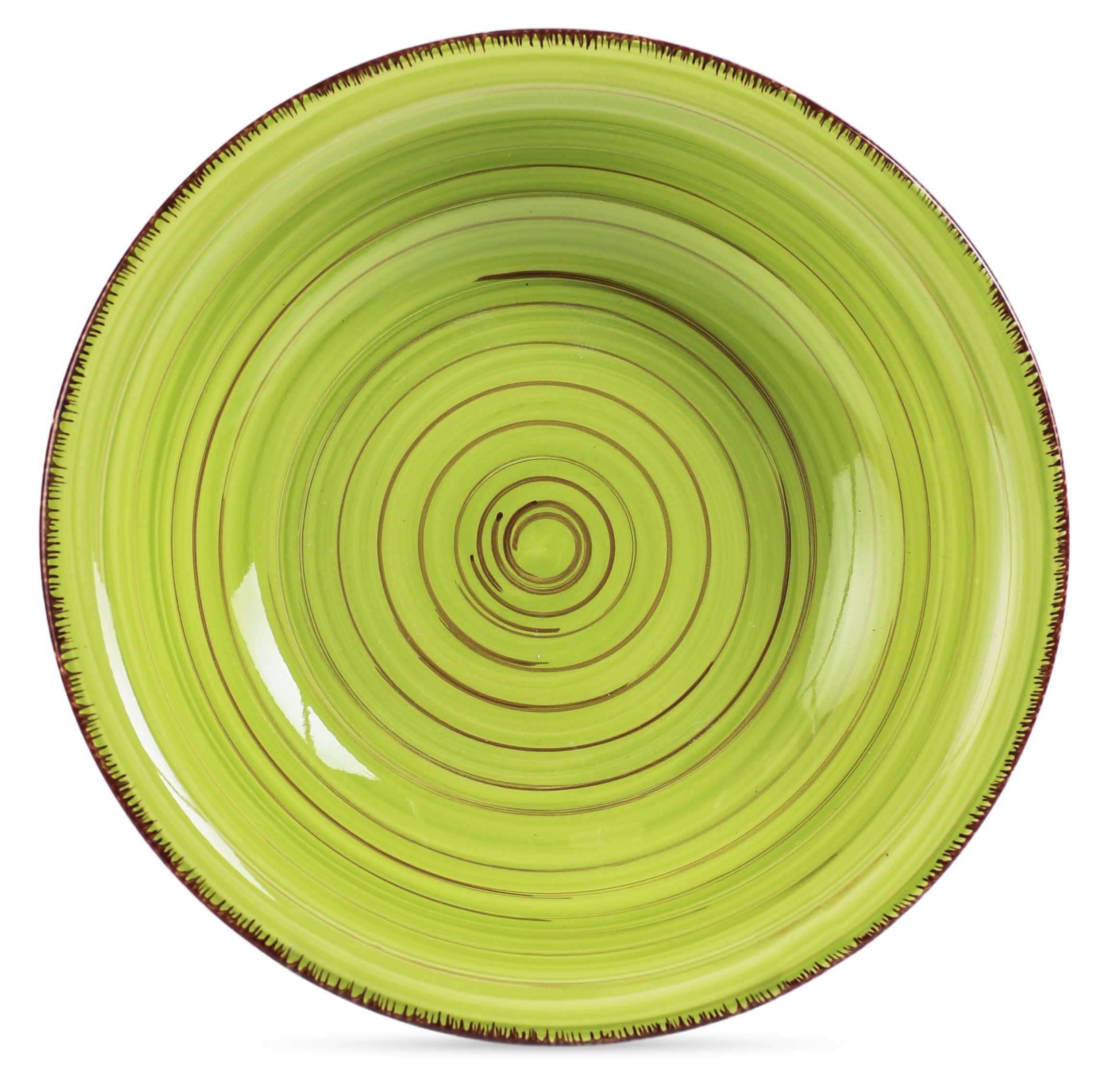 Изображение товара Тарелка суповая Domenik Lemongrass зеленая, 21 см