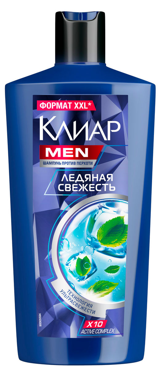 

Шампунь мужской Клиар Ледяная свежесть, 650 мл