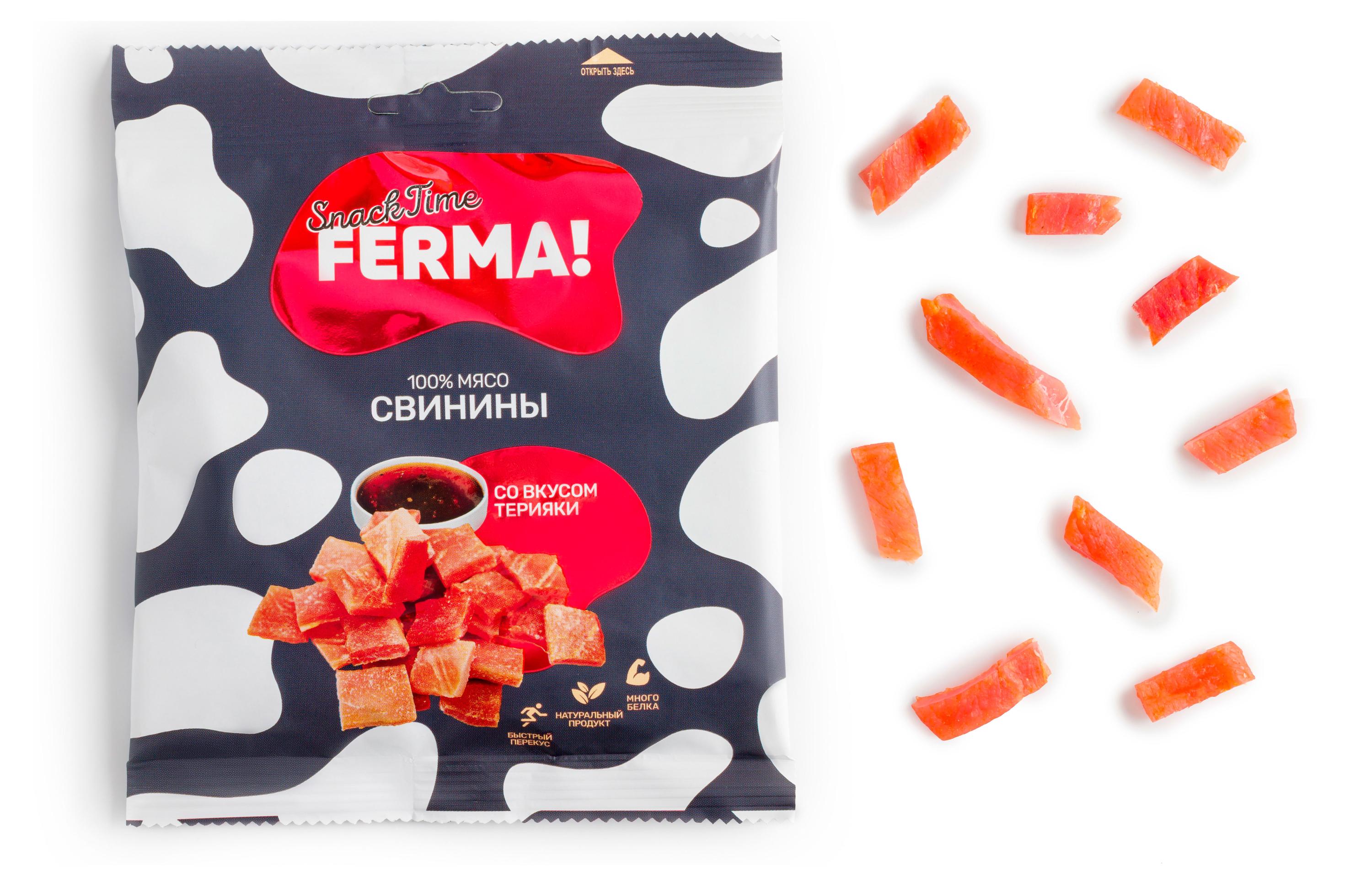 

Снеки вяленые из мяса свинины САВА со вкусом терияки, 40 г