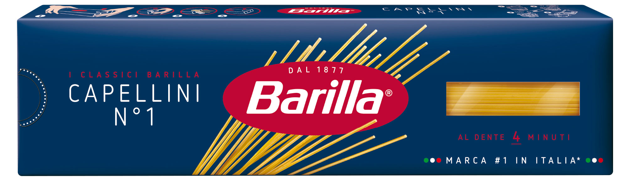 

Макаронные изделия Barilla Capellini 1 Спагетти, 450 г