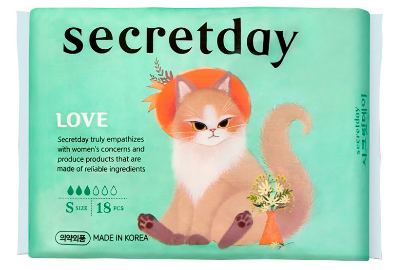 

Прокладки гигиенические Secret Day Sense размер S, 18 шт