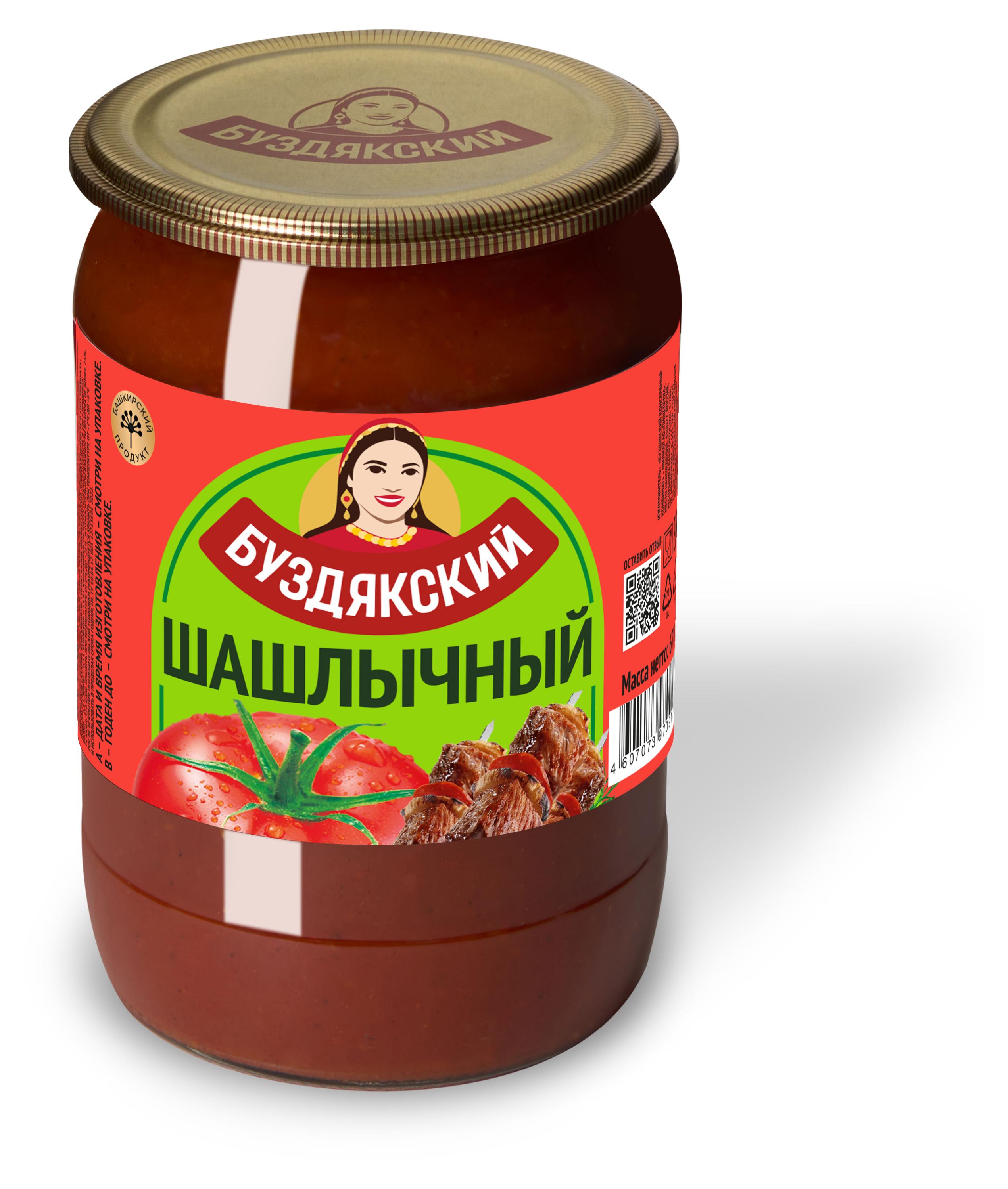 

Соус томатный Буздякский Шашлычный, 670 г