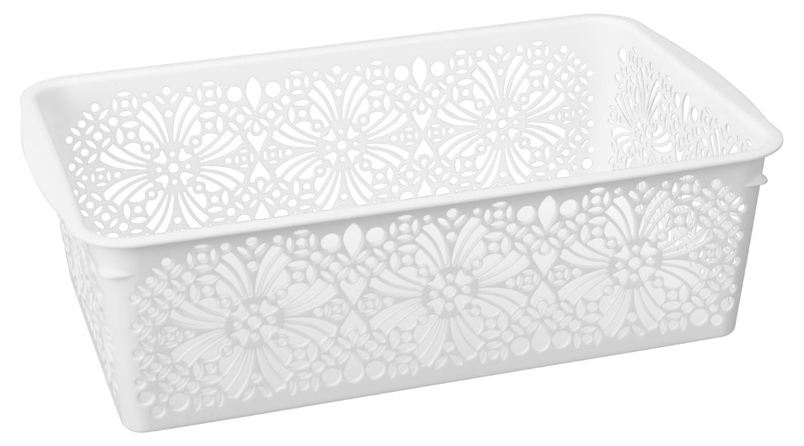 

Корзина Econova Floral, 25х15х7,5 см, в ассортименте
