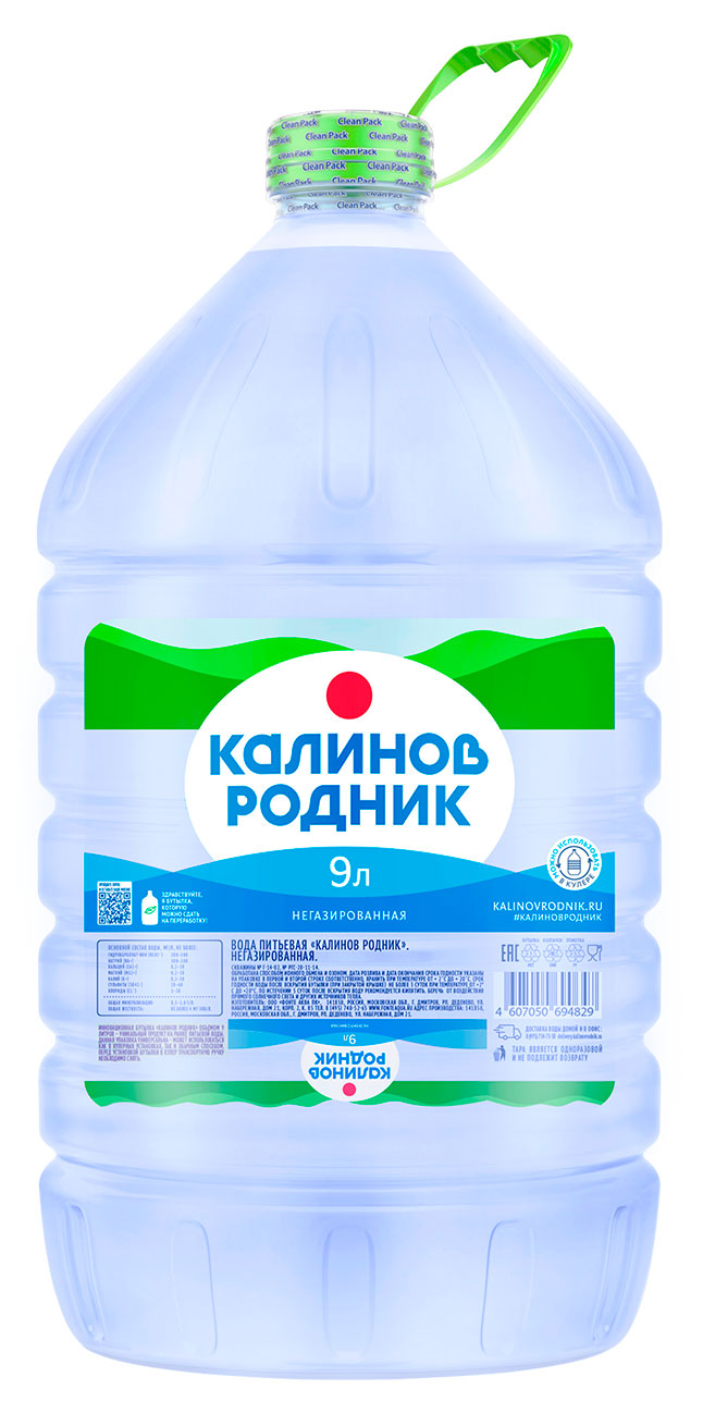 

Вода питьевая Калинов Родник для кулера, 9 л