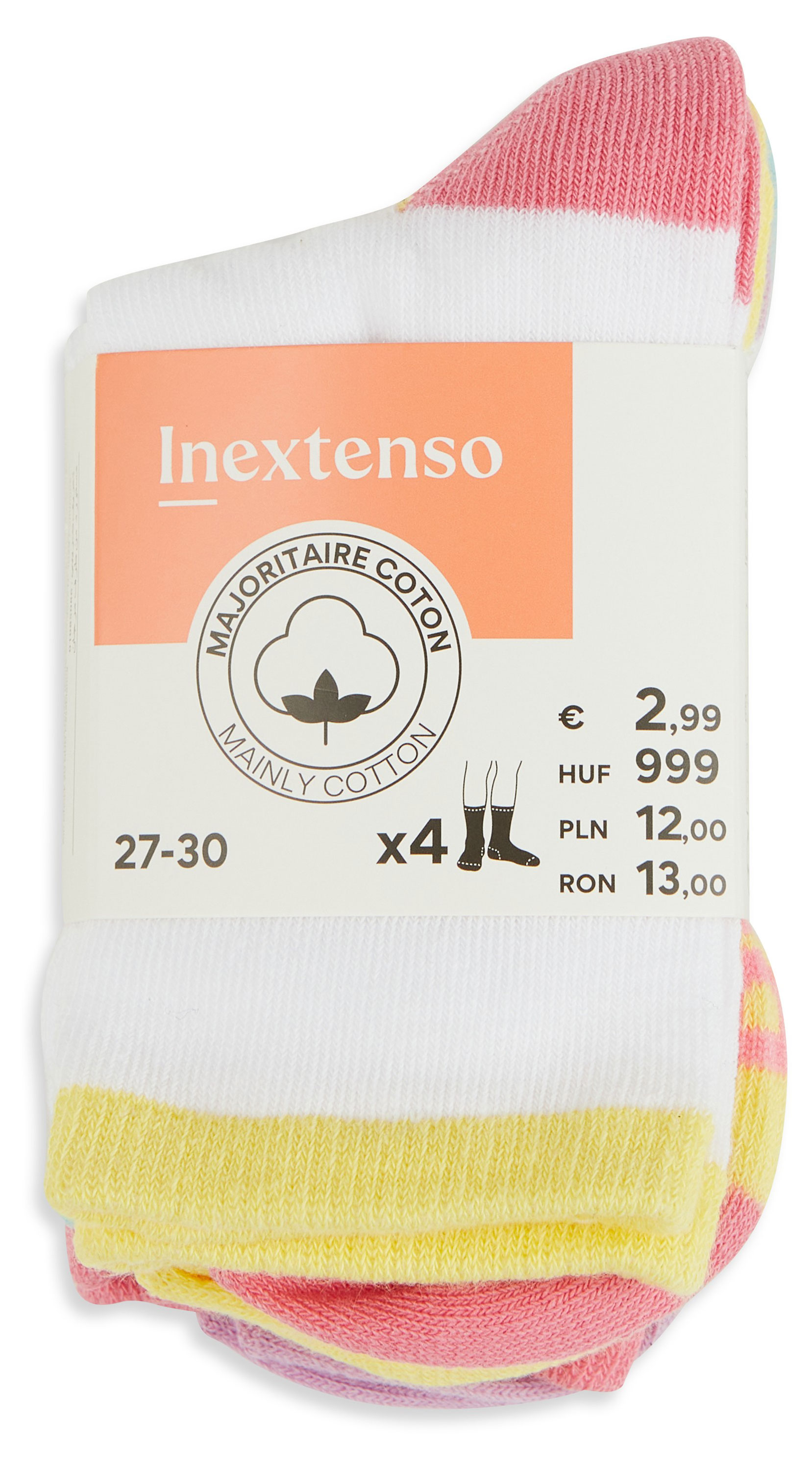 

Носки для девочки InExtenso, 4 шт