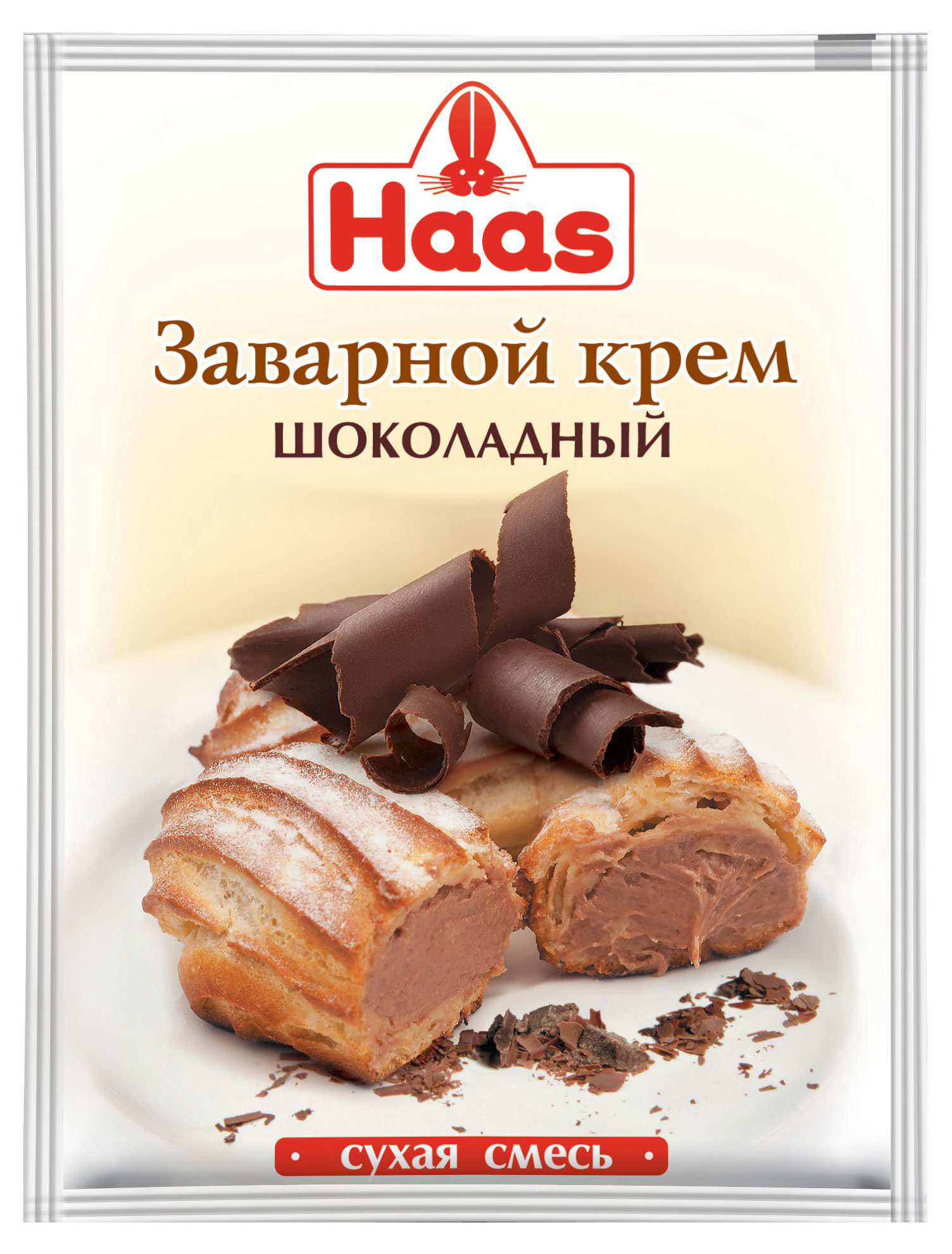 

Смесь сухая HAAS Крем заварной шоколадный, 100 г