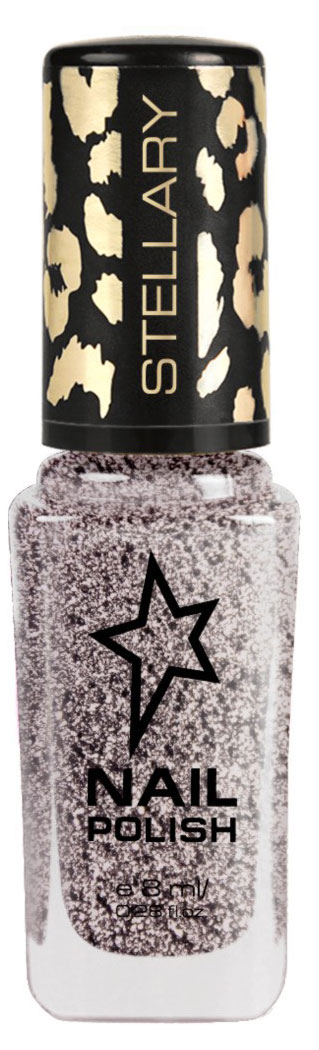 

Лак для ногтей Stellary Nail polish тон 106 серебристый с блестками, 8 мл