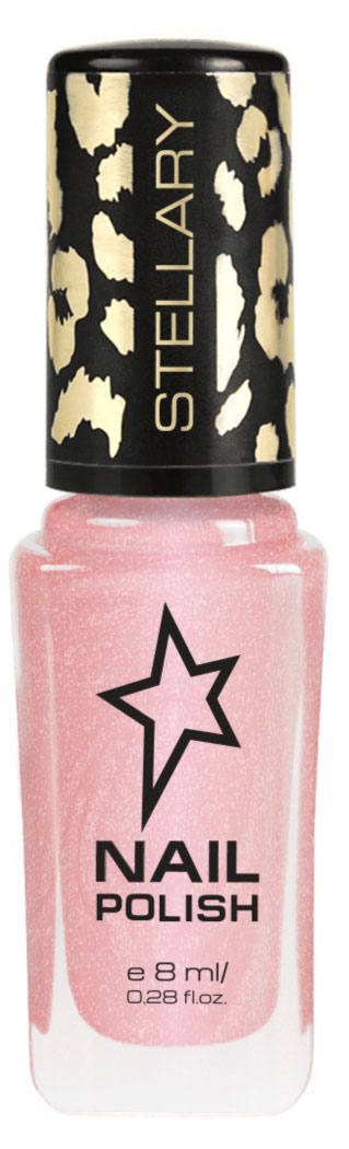 

Лак для ногтей Stellary Nail polish тон 110 розовый с блестками, 8 мл