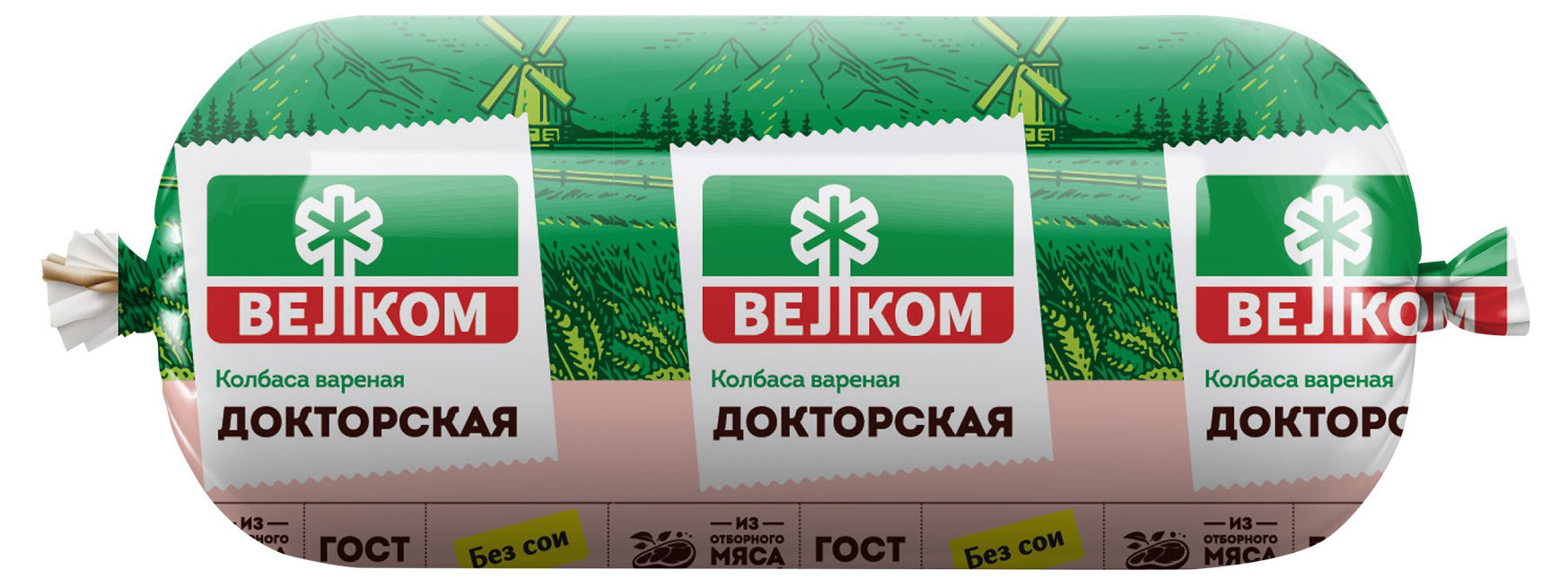

Колбаса вареная ВЕЛКОМ Докторская, 400 г