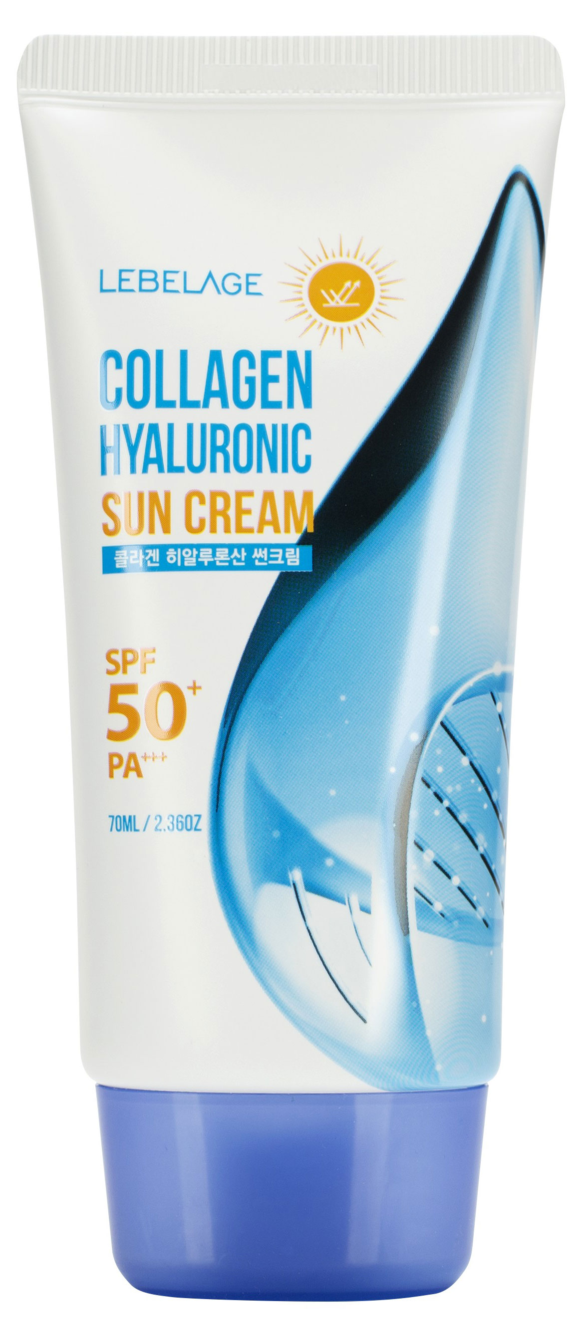 

Крем солнцезащитный для лица Lebelage с коллагеном SPF 50+, 70 мл