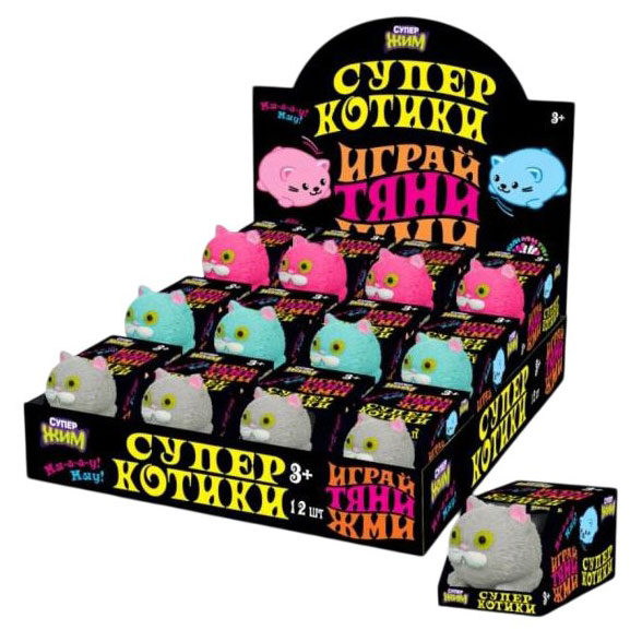 

Игрушка-антистресс СуперЖим Жмяка в ассортименте