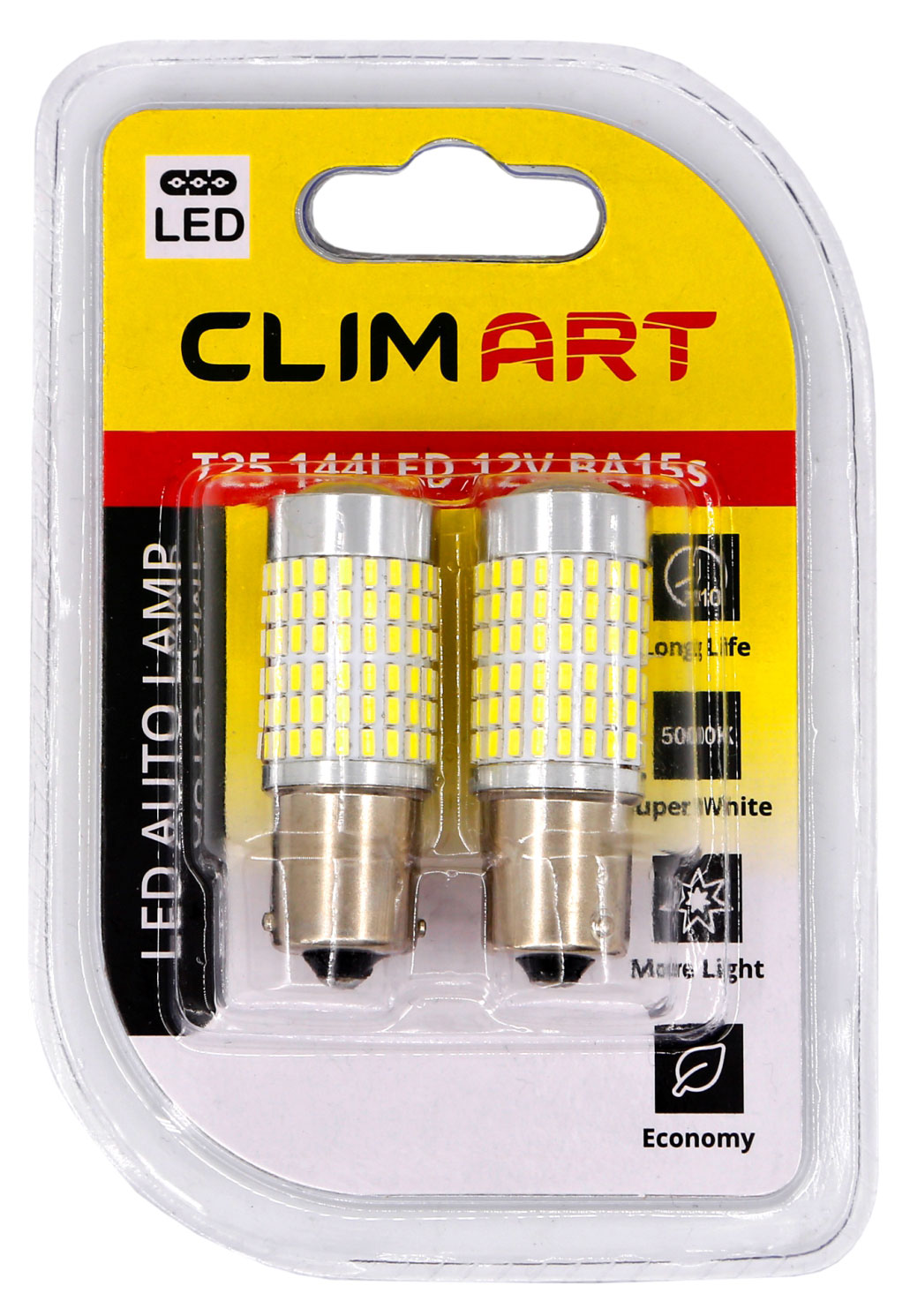 

Лампа автомобильная CLIMART светодиодная T25 144LED 12V