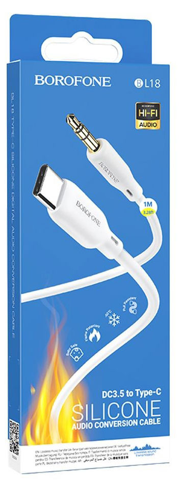 

Аудиокабель Borofone BL18 Type-C, 1 м