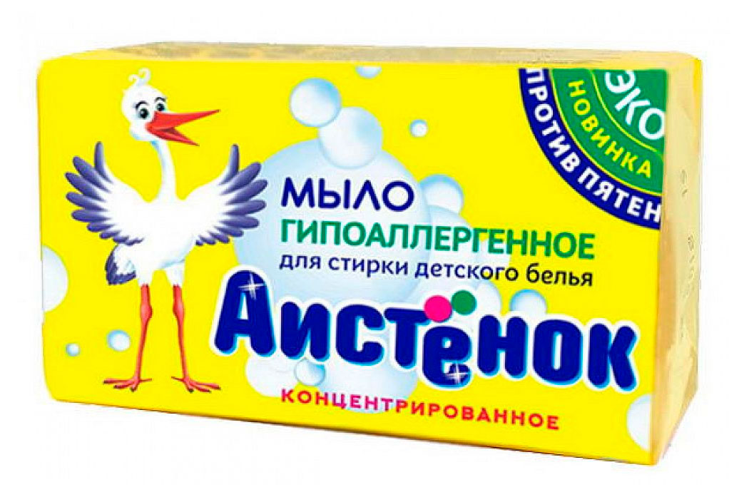 Изображение товара Мыло хозяйственное «Аистенок» твердое, 200 г
