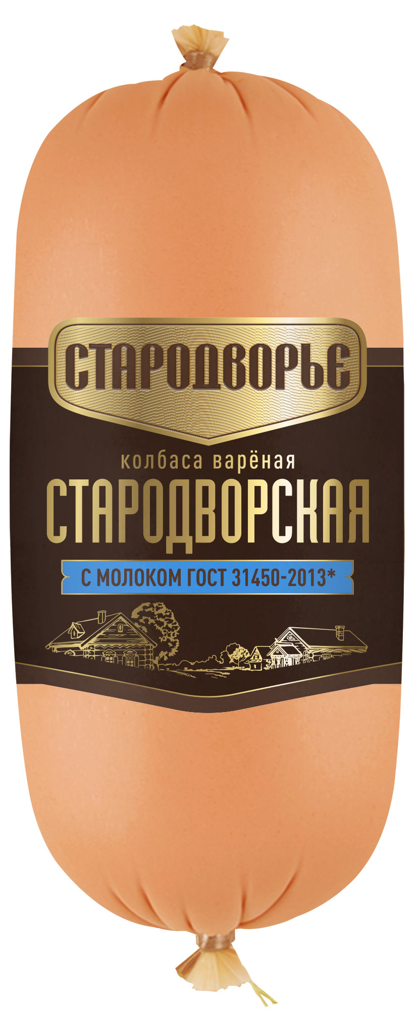 

Колбаса вареная Стародворье Молочная с молоком, 400 г