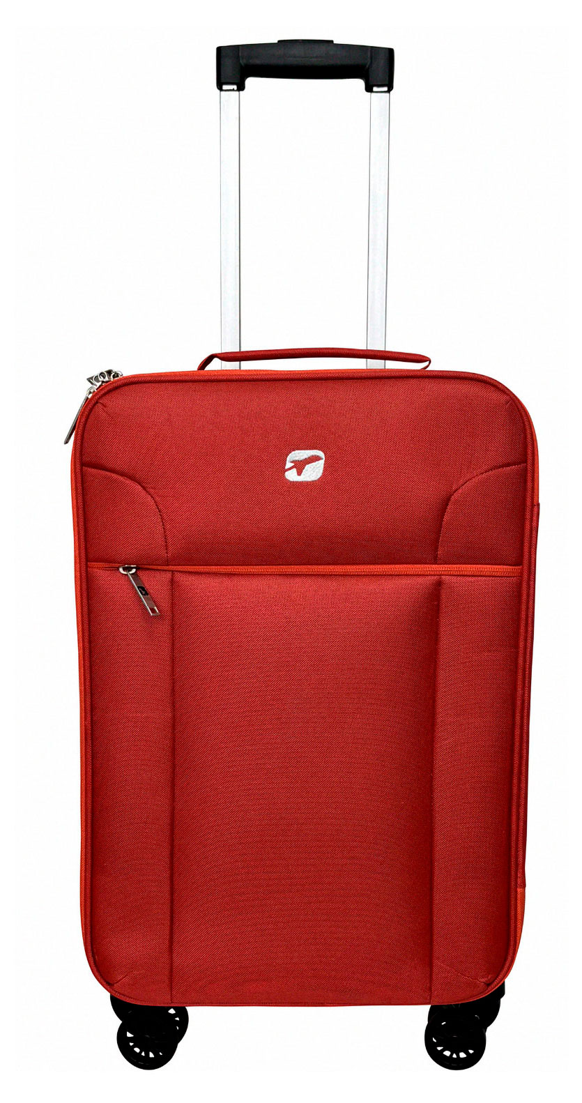 

Чемодан мягкий Airport Glam красный 8 колес, р S