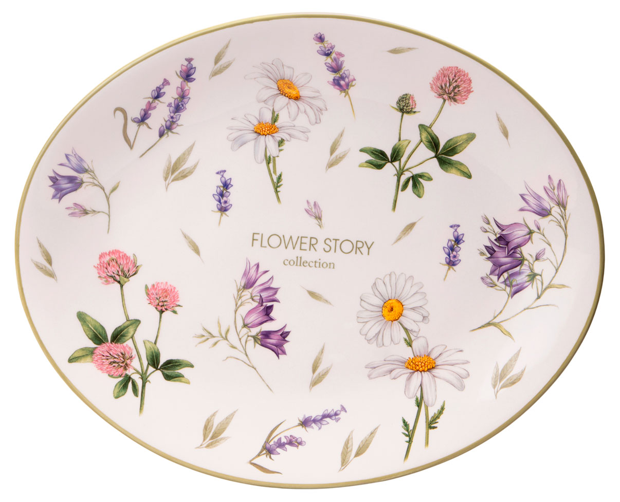 

Блюдо Agness Flower Story, 31,5х25,5 см
