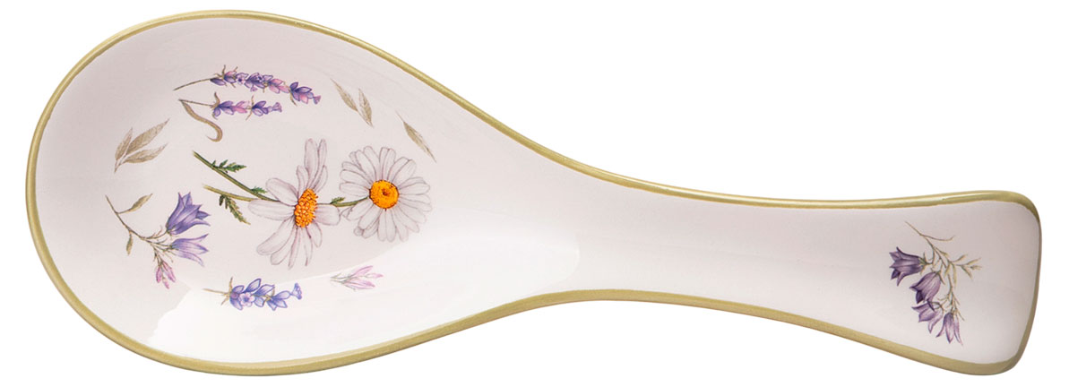 

Подставка под ложку Agness Flower Story, 25х9 см