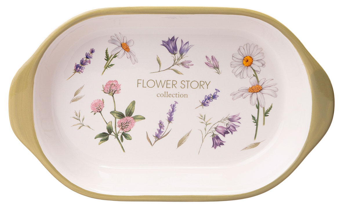 

Блюдо-шубница Agness Flower Story, 28 см