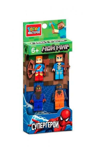 

Игрушка для конструирования Город мастеров Мой Мир 4 фигурки в ассортименте