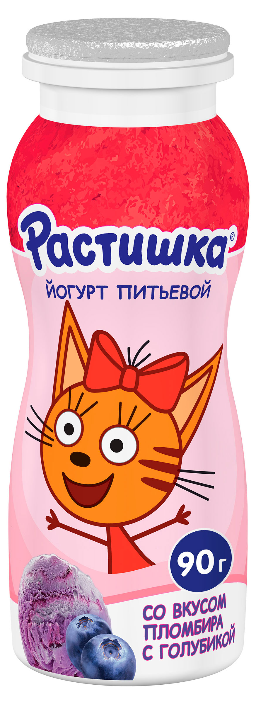

Йогурт питьевой Растишка со вкусом пломбира с голубикой 1,6% БЗМЖ, 90 г