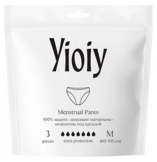 

Прокладки-трусики гигиенические Yioiy ML, 3 шт