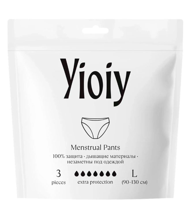 

Прокладки-трусики гигиенические Yioiy LXL, 3 шт