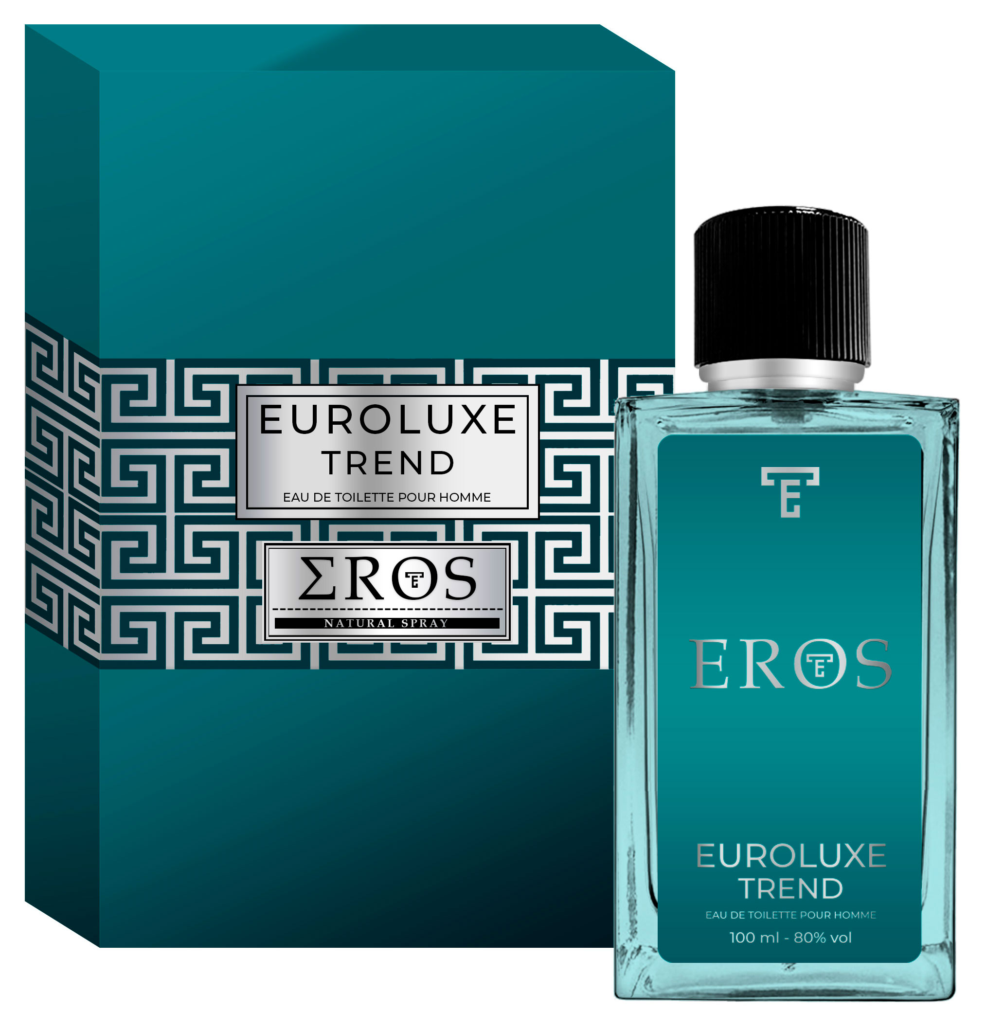 

Туалетная вода мужская EUROLUXE Trend Eros, 100 мл