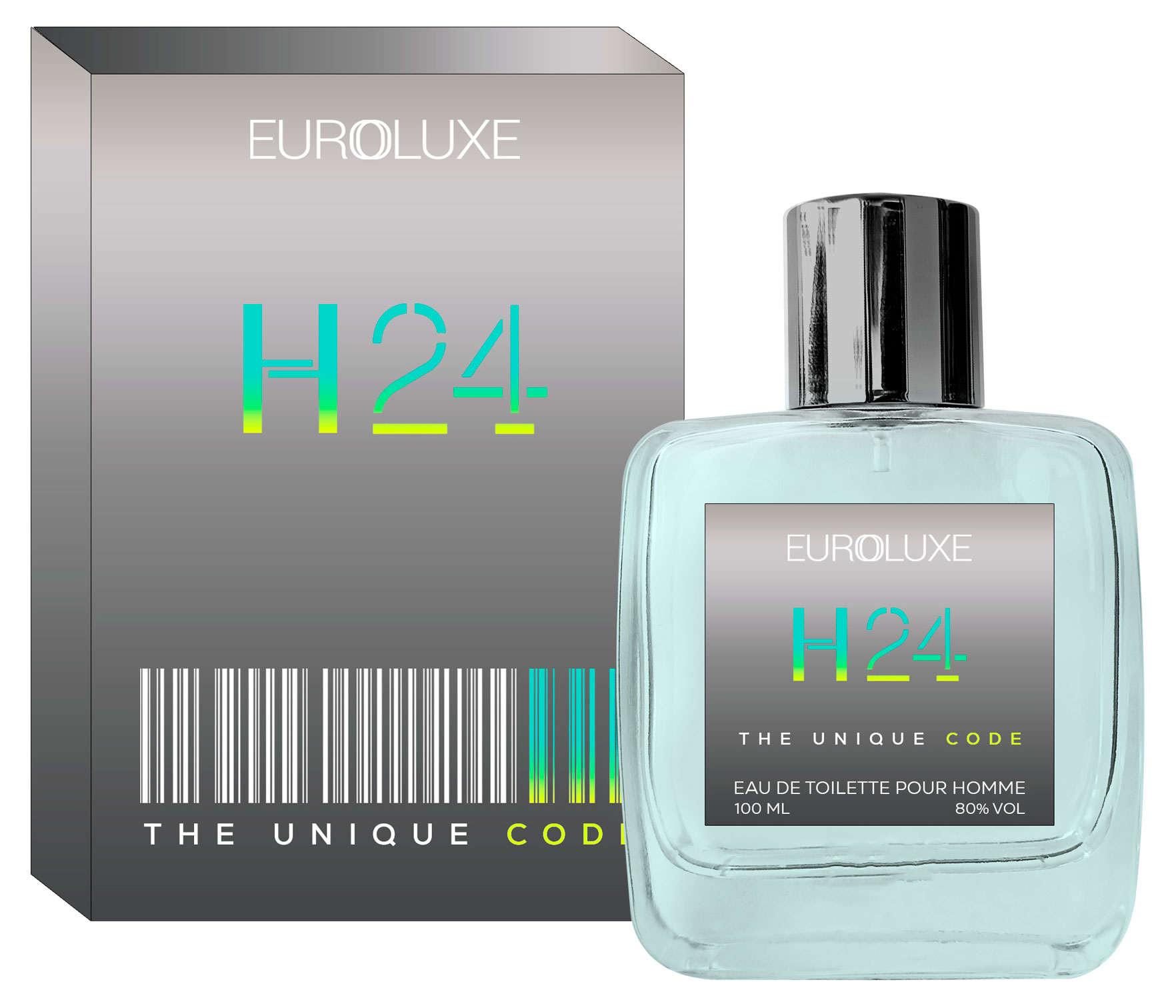 

Туалетная вода мужская EUROLUXE H24 The unique code, 100 мл
