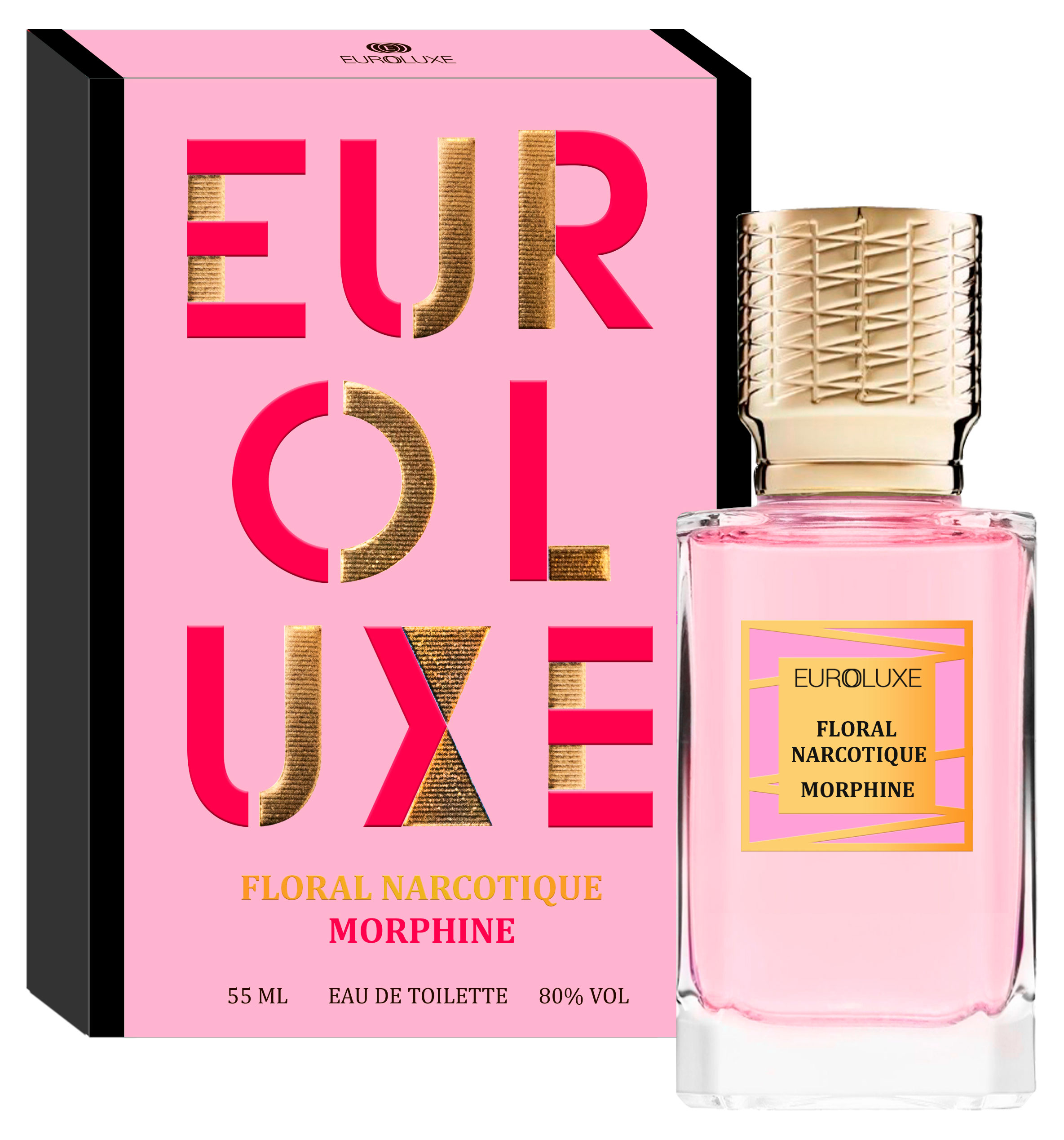 

Туалетная вода женская EUROLUXE Floral Narcotique morphine, 55 мл