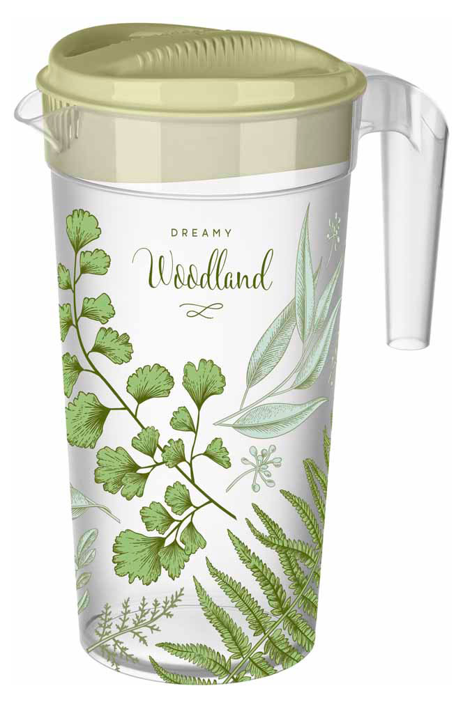 

Кувшин Phibo пластиковый с крышкой зеленый, 1,5 л