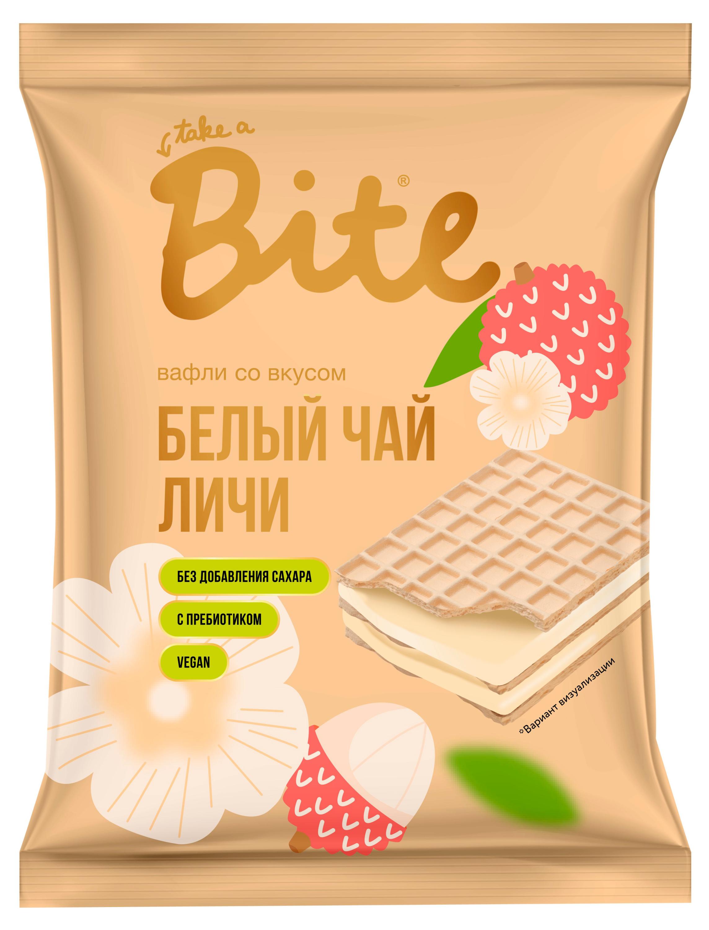 

Вафли Take a Bite Личи белый чай без сахара, 30 г