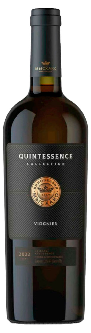 Изображение товара Вино Мысхако Quintessence Viognier белое сухое из России, 0.75 л