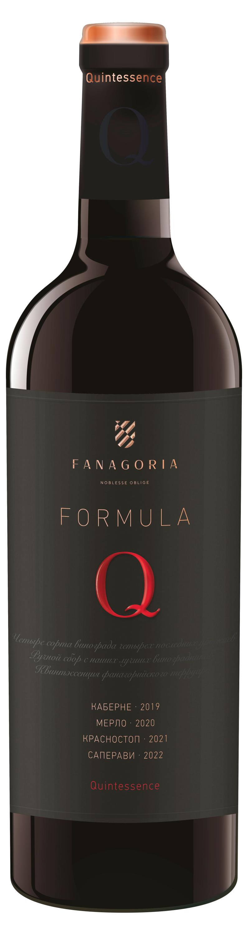 

Вино Fanagoria Q Formula красное сухое Россия, 0,75 л