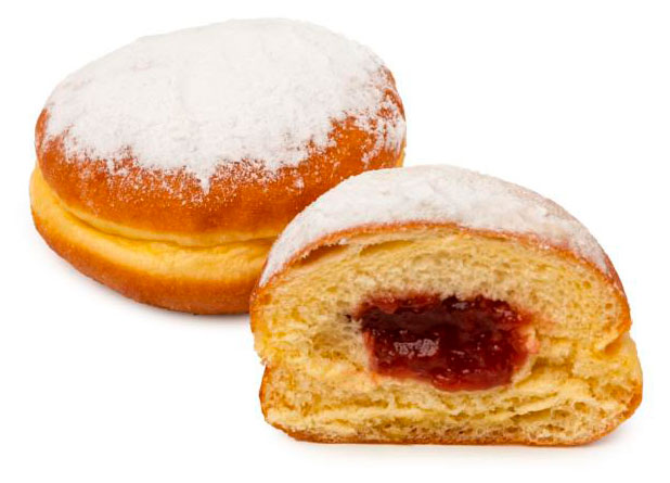 

Пончики АШАН с клубничной начинкой, 6 шт х 70 г