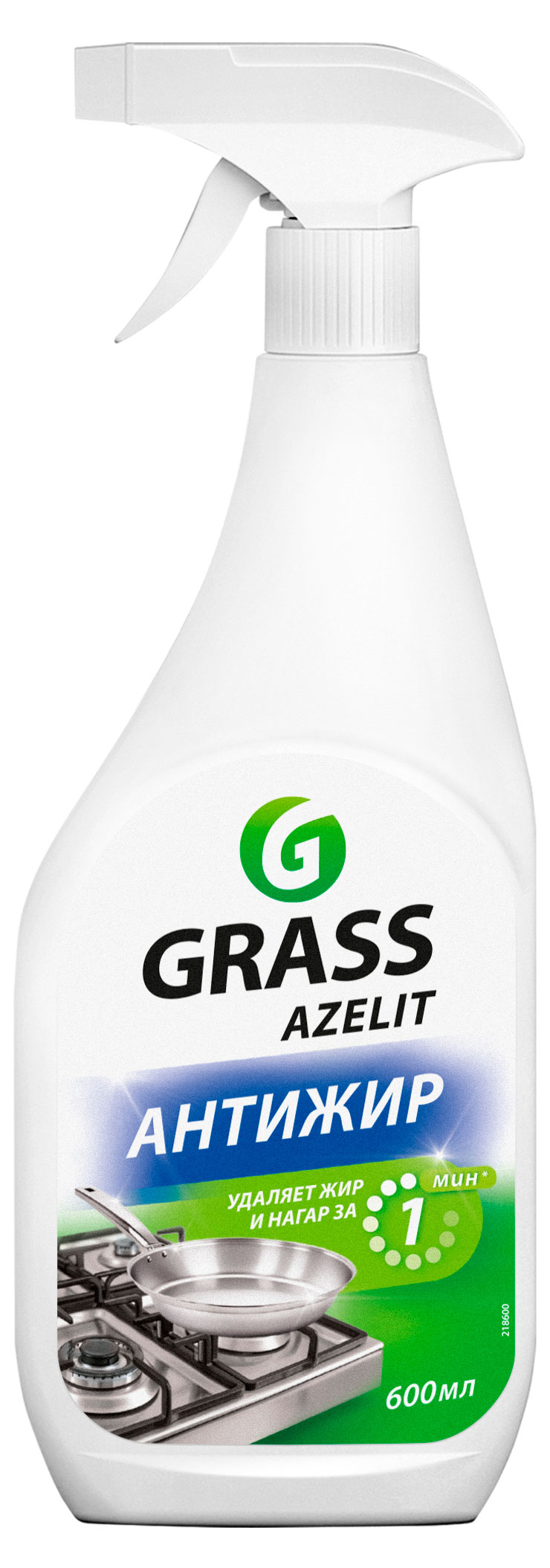 

Чистящее средство для кухни Grass Azelit Антижир, 600 мл
