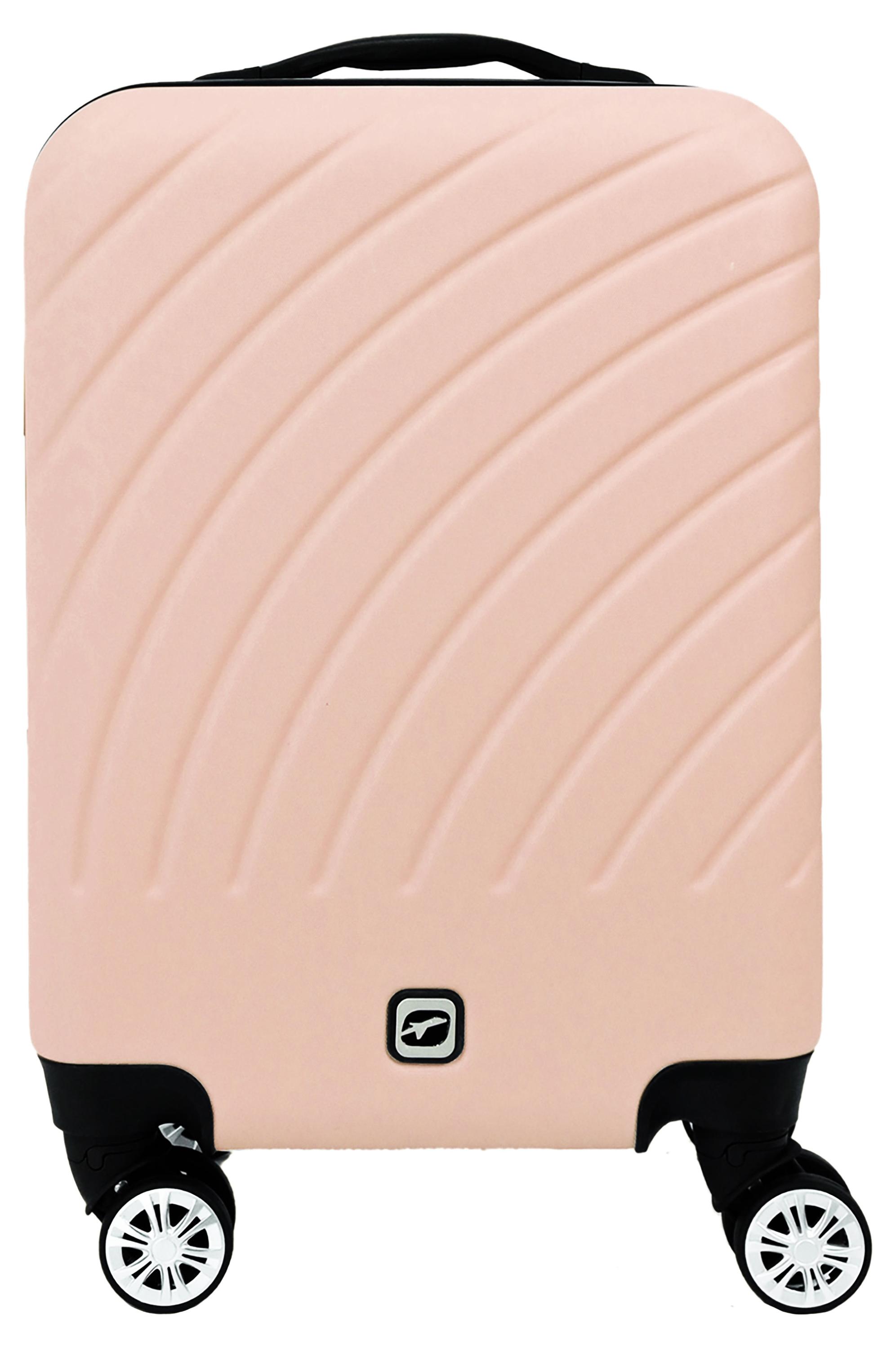 Изображение товара Чемодан Airport розовый 8 колес, размер S, кодовый замок