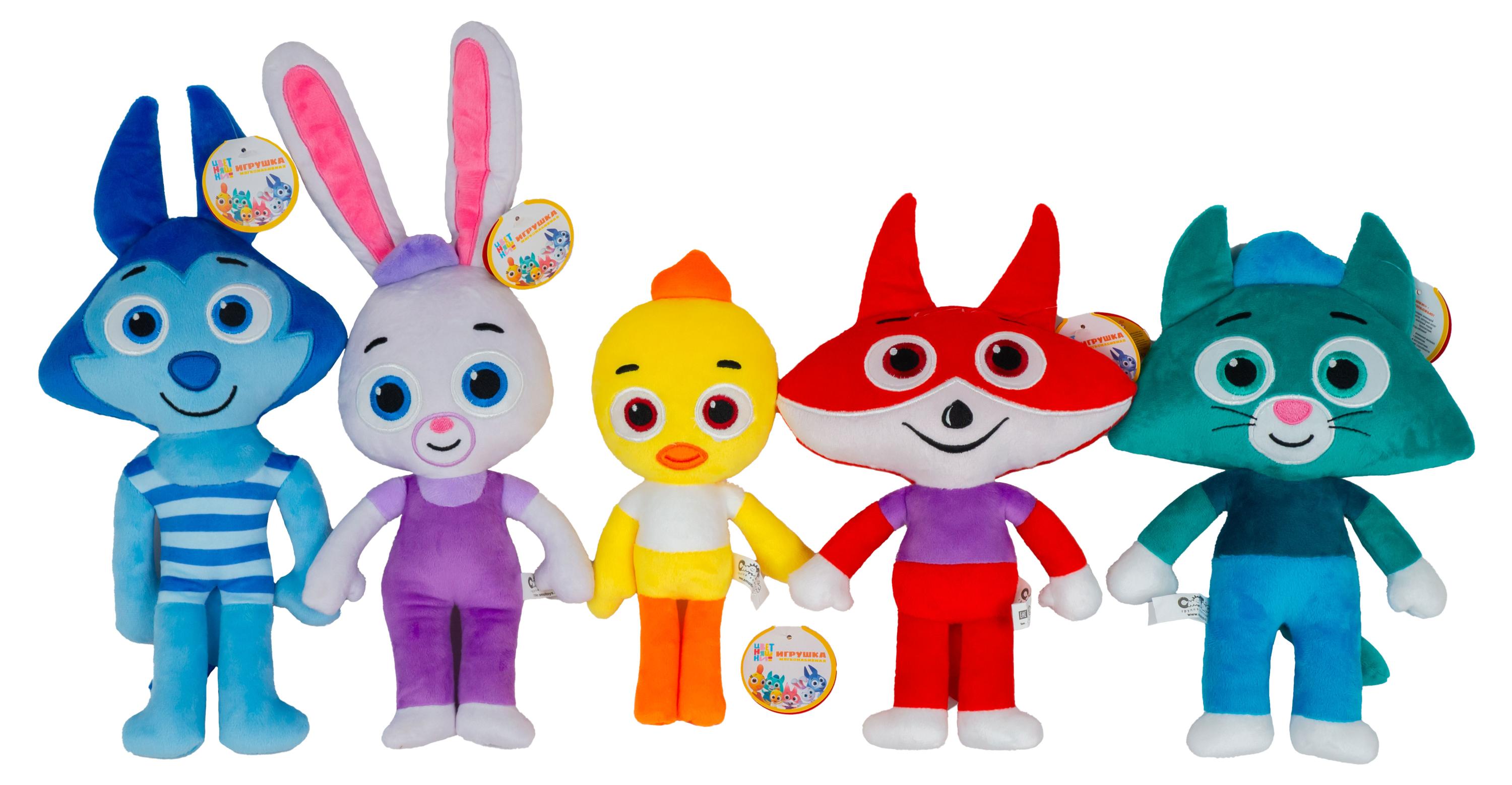 

Игрушка мягкая Смолтойс Цветняшки, 1 шт