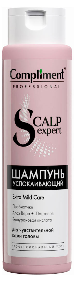

Шампунь для волос Compliment Professional scalp expert line успокаивающий для чувствительной кожи головы, 250 мл