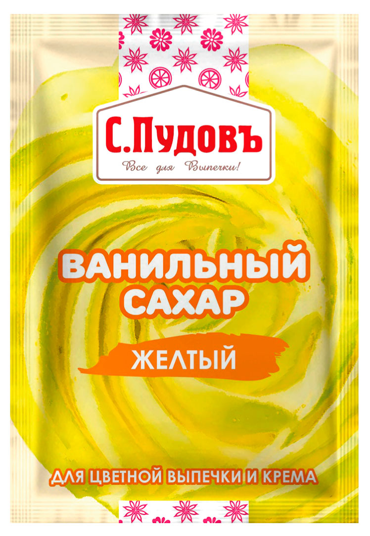 

Сахар ванильный С.Пудовъ желтый, 8 г