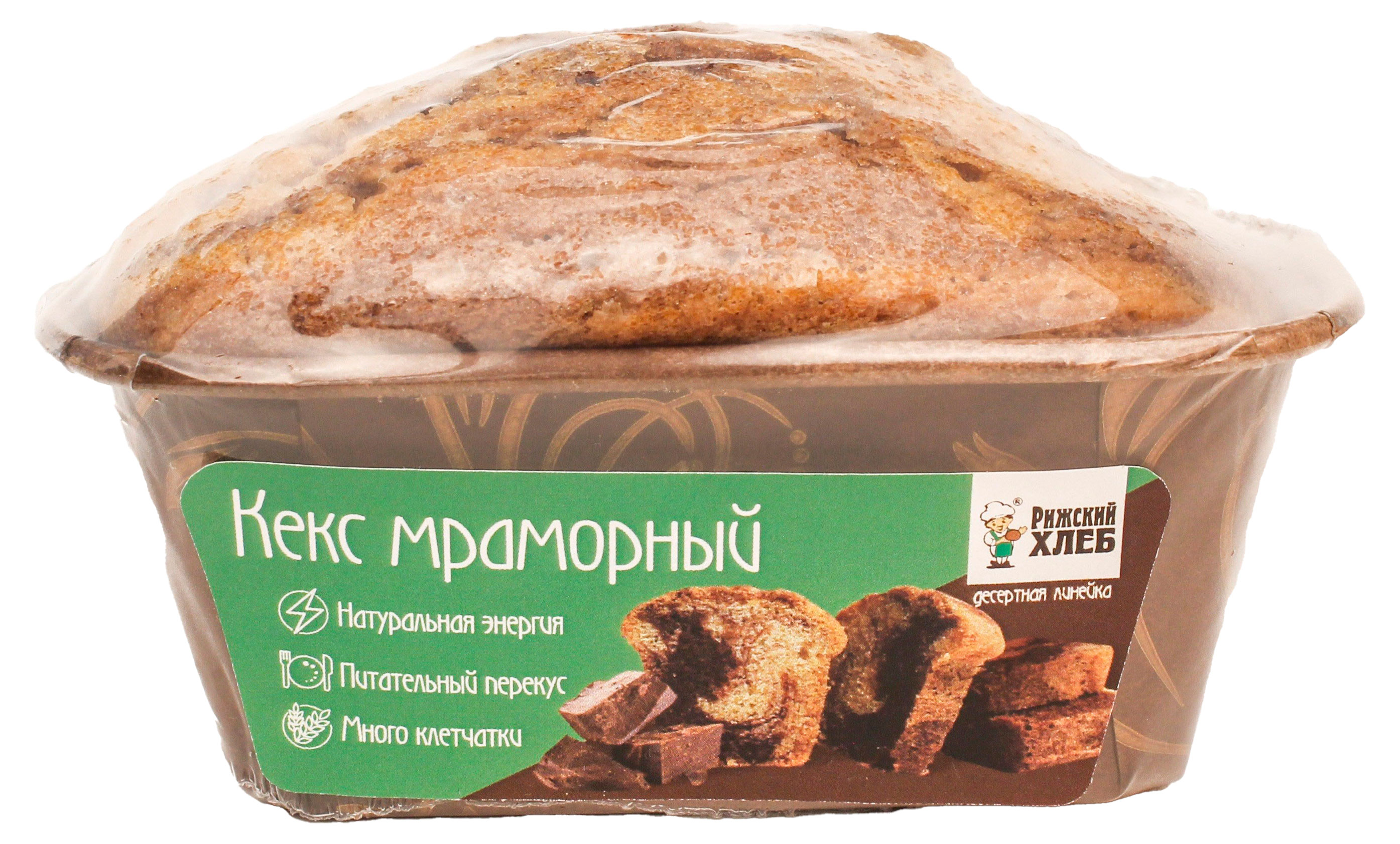 

Кекс Рижский хлеб Мраморный, 115 г