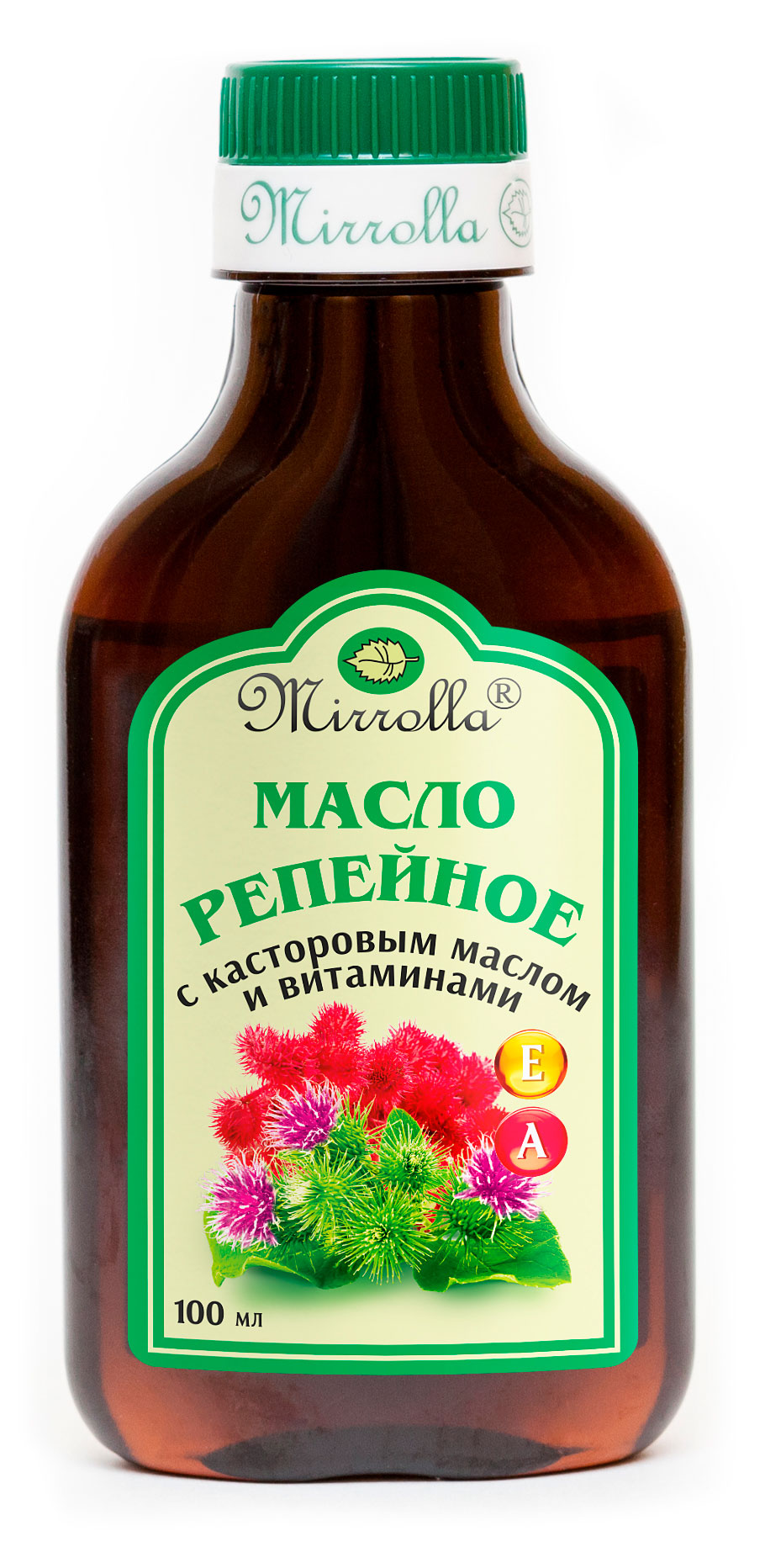 

Масло для волос Мирролла Репейное с касторовым, 100 мл